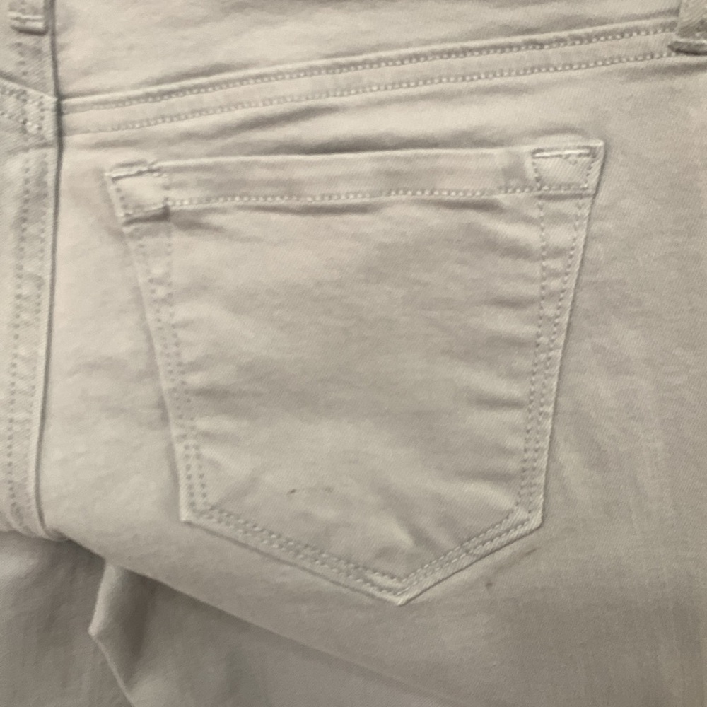 Ann Taylor Loft Outlet Modern Cuffed Crop Gray Denim Capri Jeans Women's Size 2P - Picture 3 of 7